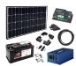 Preview: Solar Komplettanlage 100Wp - Mobile Solar Power Plus - "black tiger 100"