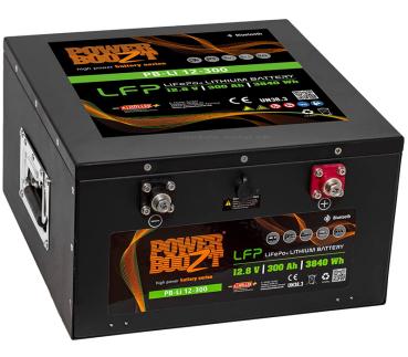 Battery 300Ah 12V Lithium Powerboozt with Bluetooth
