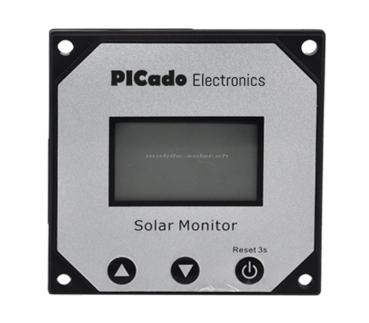 Solar Remote Display for MPPT solar charge controller