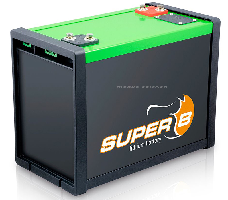 mobile Solar - Battery 100Ah 12V Lithium Super-B 100