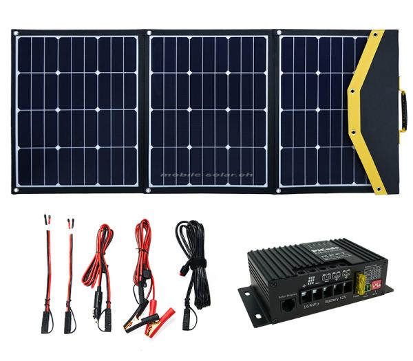 Solar complete system 120Wp - Mobile Solar Basic- "tiny tiger 120"